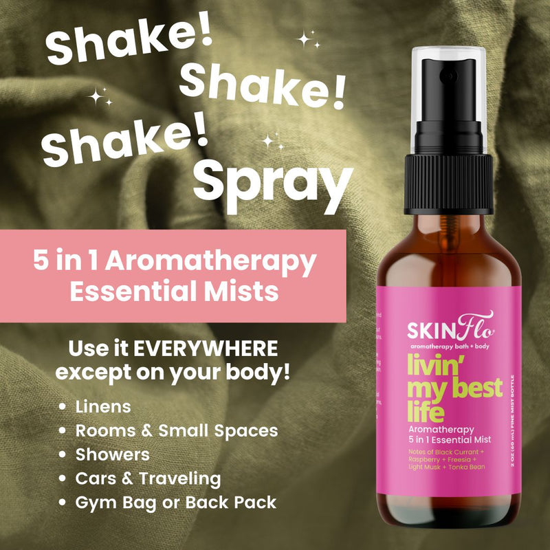 Livin' My Best Life Aromatherapy 5 In 1 Essential Mist